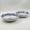 Купить Пара глубоких блюд "Луковый узор" (одно со сколом), "Bohemia inglazed", фарфор, деколь, Чехословакия, 1970-1990 гг.