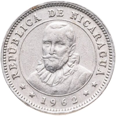 купить Никарагуа 5 сентаво (centavos) 1962