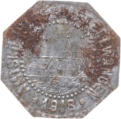 купить Германия, Эльванген 10 пфеннигов 1918