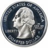Купить США 25 центов (квотер, 1/4 доллара, quarter dollar) 2004 Квотер штата Флорида