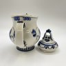 Купить Чайник заварочный с флористическим декором, фарфор, роспись, Объединение «Гжель», СССР, 1986-1991 гг.
