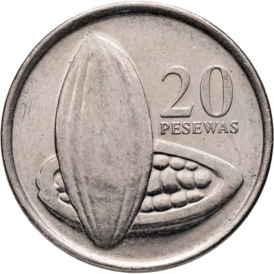 купить Гана 20 песев (pesewas) 2007