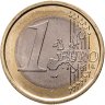 Купить Ватикан  1 евро (euro) 2002 "Портрет Папы Иоана Павла II"