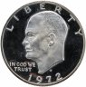 Купить США 1 доллар 1972 S "Эйзенхауэр, серебряный доллар"