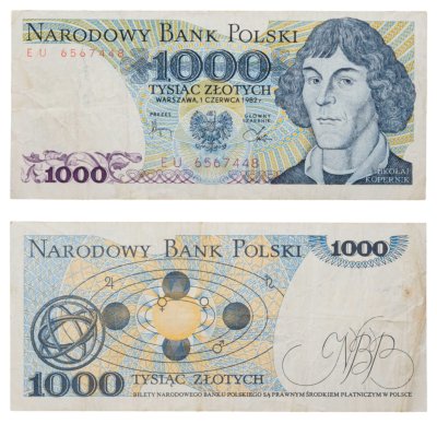 купить Польша 1000 злотых 1982