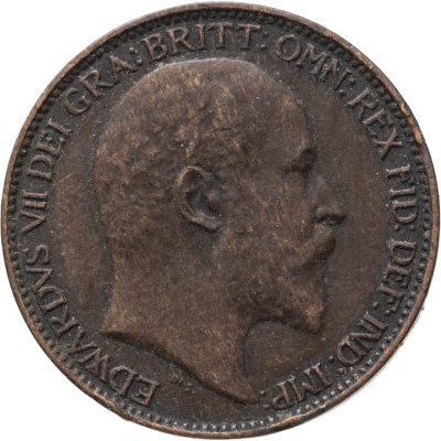 купить Великобритания 1 фартинг (farthing) 1902