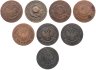 Купить Набор из 8 монет 3 копейки 1877-1924