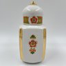 Купить Емкость для хранения чая (чайница) "Спасская и Троицкая башни Московского Кремля", фарфор, деколь, золочение, Дмитровский фарфоровый завод (ДФЗ Вербилки), СССР, 1965-1991 гг.