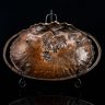 Купить Фруктовница в виде корзины с гроздью винограда, металл, Западная Европа, 1930-1960 гг.