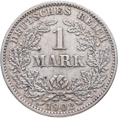 купить Германия 1 марка 1902 E знак монетного двора: "E" - Мульденхюттен