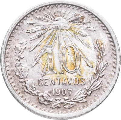 купить Мексика 10 сентаво (centavos) 1907