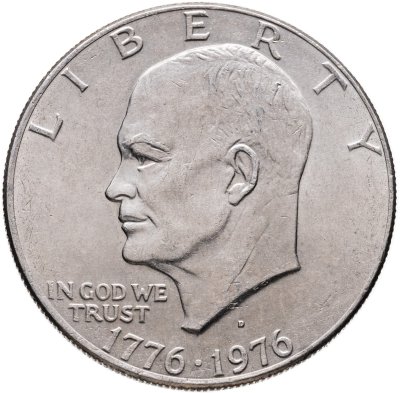 купить США 1 доллар 1976 "200 лет независимости США. Луна. "Колокол Свободы"