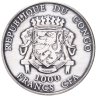 Купить Конго 1000 франков 2010 "Крещение"