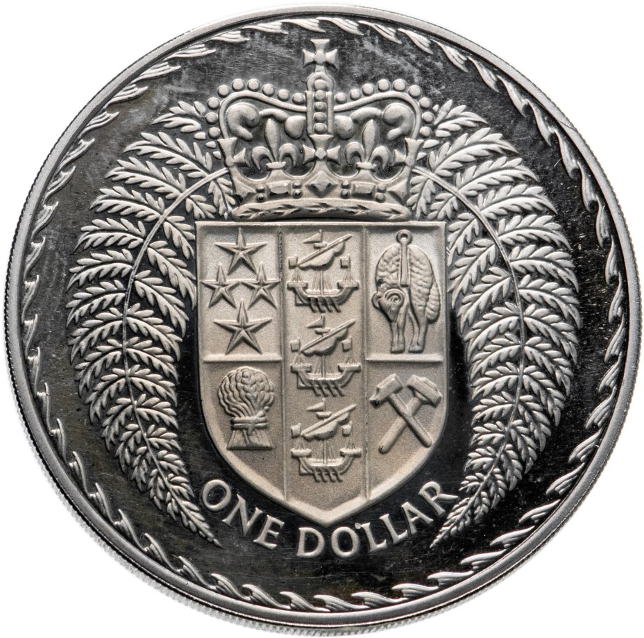 купить Новая Зеландия 1 доллар (dollar) 1975