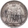 Купить Франция 5 франков (francs) 1874 "Геркулес", знак монетного двора: "A" - Париж