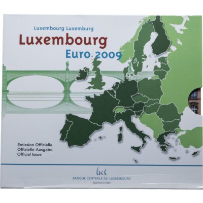 купить Люксембург 2009 официальный набор евро из 10 монет в буклете