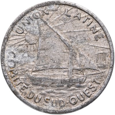 купить Франция, Тулуза, нотгельд 10 сантимов 1922