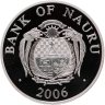 Купить Науру 10 долларов 2006 монета-трансформер с позолотой Proof "Франция Мон-Сен-Мишель - Памятники архитектуры Европы"