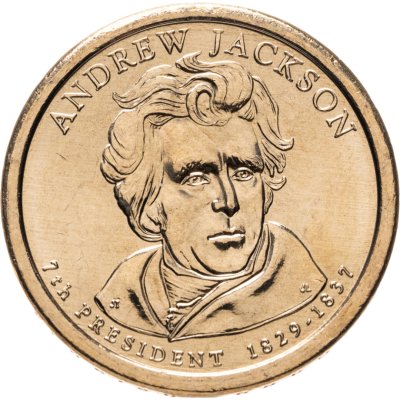 купить США 1 доллар (dollar) 2008 "Эндрю Джексон (7-й президент США)", знак монетного двора: "P" - Филадельфия