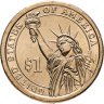 Купить США 1 доллар (dollar) 2008 "Эндрю Джексон (7-й президент США)", знак монетного двора: "P" - Филадельфия