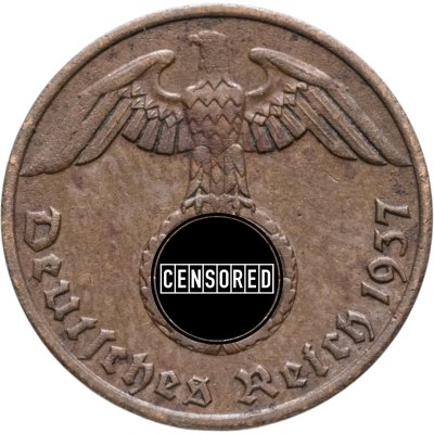 купить Германия (Третий рейх) 1 рейхспфенниг (reichspfennig) 1937 A