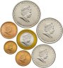 Купить Острова Кука, набор 7 монет - 1, 2, 5, 10, 20, 50 центов и 1 доллар 2010 "Фауна, Корабли"