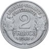 Купить Франция 2 франка (francs) 1948 B  знак монетного двора: "B" - "Бомон-ле-Роже"
