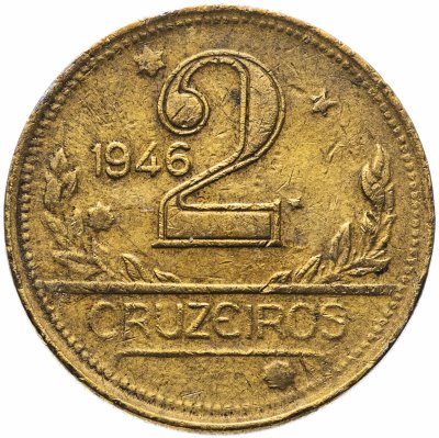купить Бразилия 2 крузейро (cruzeiros) 1946