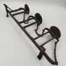Купить Подсвечник на три свечи, металл, медь, СССР, 1980-1990 гг.