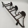 Купить Подсвечник на три свечи, металл, медь, СССР, 1980-1990 гг.