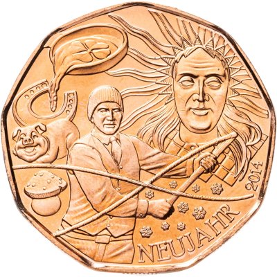 купить Австрия 5 евро 2014 "Новый год"