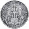 Купить Германия, Гамбург 5 марок 1876