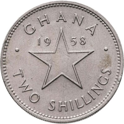 купить Гана 2 шиллинга (shilling) 1958