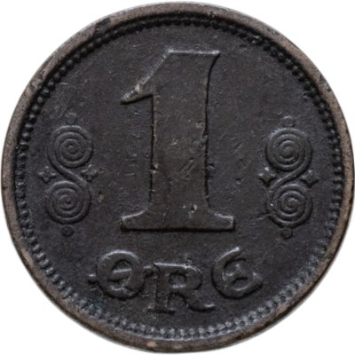 купить Дания 1 эре (ore) 1917