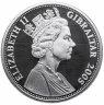 Купить Гибралтар 5 фунтов (pounds) 2005 "200 лет Трафальгарской битве"