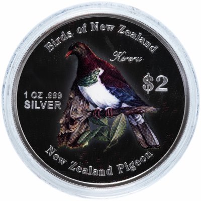 купить Острова Кука 2 доллара 2005 "Птицы Новой Зеландии - Новозеландский голубь"