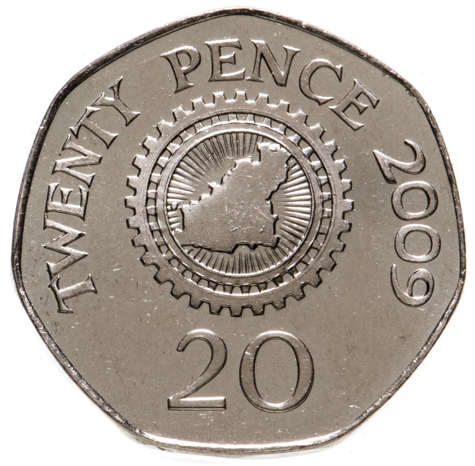 купить Гернси 20 пенсов (pence) 2009