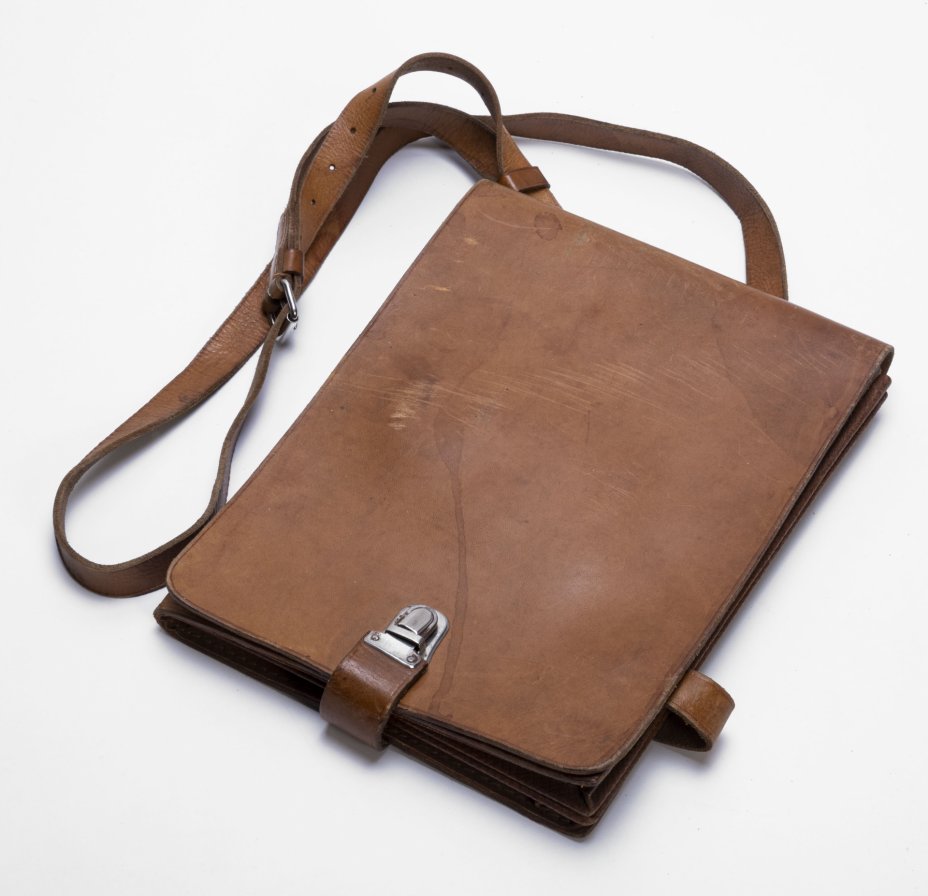 купить Планшет офицерский (полевая сумка), кожа, металл, Lederwaren Zeitz, Германия, 1950-1960 гг.