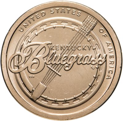 купить США 1 доллар 2022 P Американские инновации -Билл Монро и музыкальное направлению Блюграсс (Кентукки)