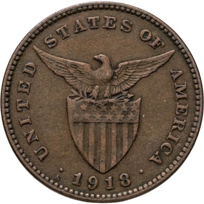 купить Филиппины 1 сентаво (centavo) 1918