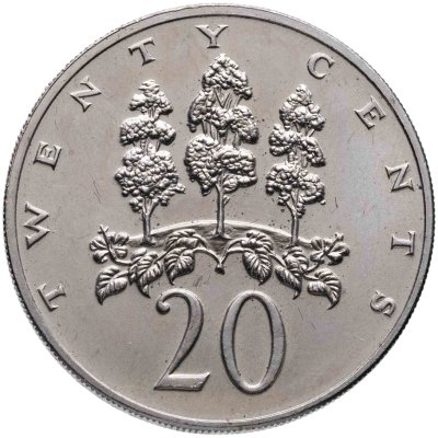 купить Ямайка 20 центов (cents) 1973