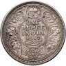 Купить Индия (Британская) 1 рупия (rupee) 1917   без обозначения монетного двора