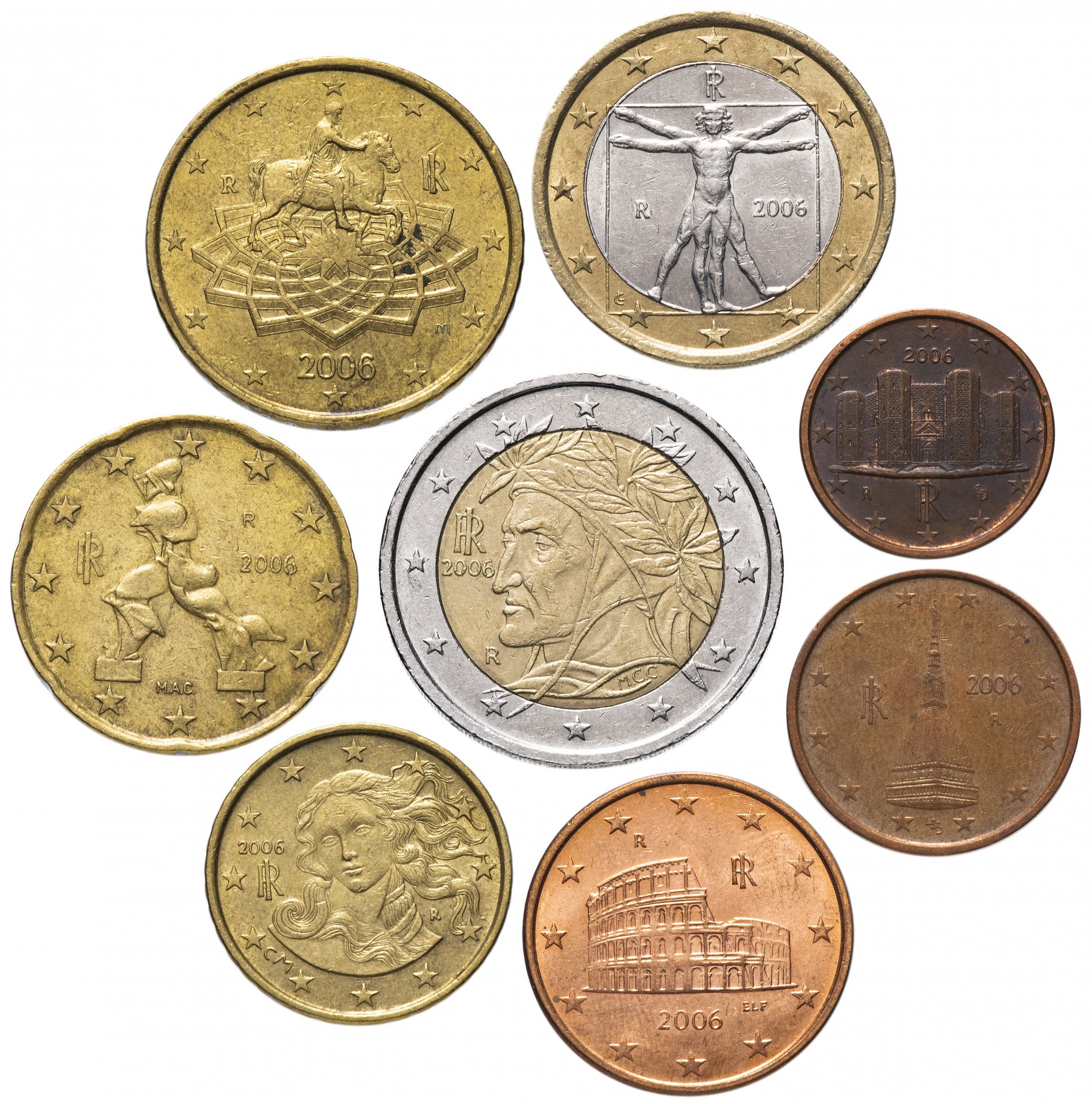Годовой набор монет Бразилии