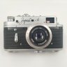 Купить Фотоаппарат "Зоркий-4" с объективом "Индустар-50" в оригинальном кофре, металл, пластик, кожа, стекло, Красногорский механический завод (КМЗ), СССР, 1956-1973 гг.