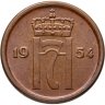 Купить Норвегия 1 эре (ore) 1954
