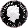 Купить Австралия 1 доллар (dollar) 2004 "Австралийские Антарктические территории: станция Моусон" с сертификатом