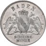 Купить Германия, Баден 3 крейцера 1868