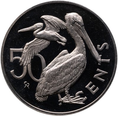 купить Британские Виргинские острова 50 центов (cents) 1974