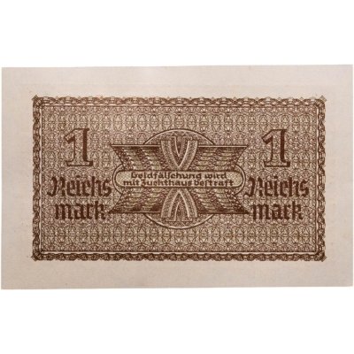 купить Германия 1 рейхсмарка (reichsmark) 1940-1945 "Немецкие оккупационные территории"