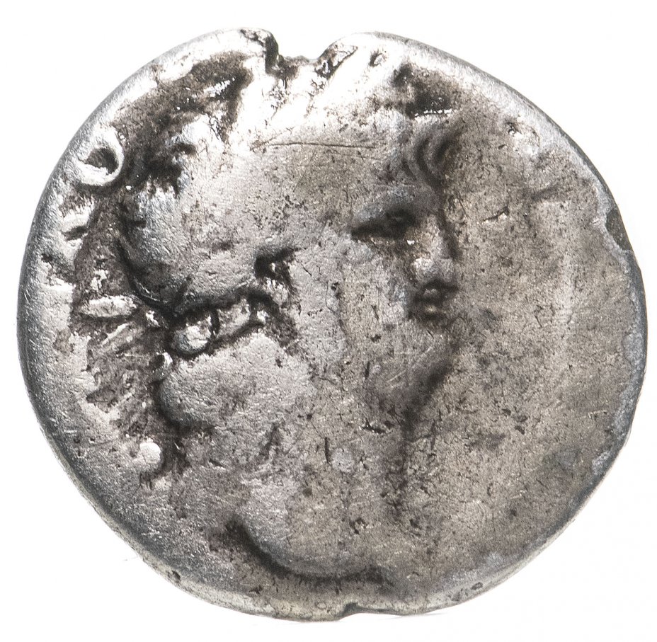 купить Римская империя, Нерон, 54-68 годы, Денарий. (Салюс)